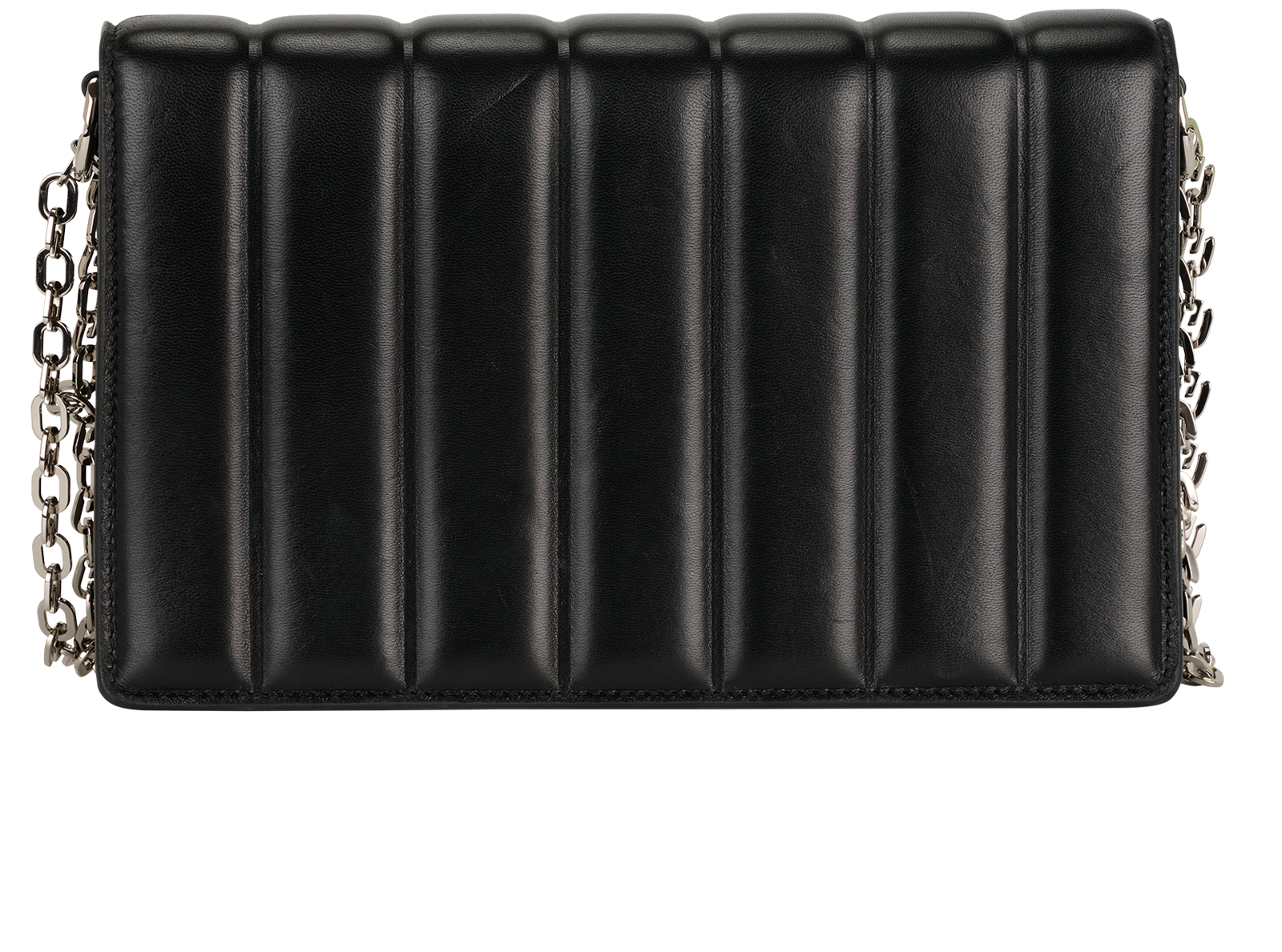 4G Padded Crossbody, &pound;595, Handbags, Black, Leather, Back view